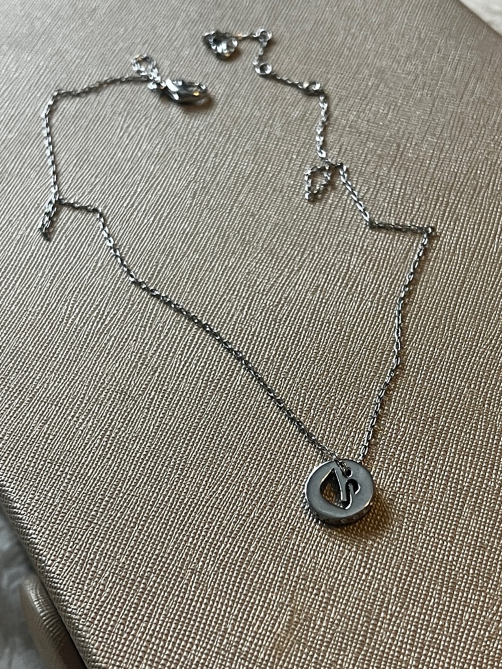 Swarovski Crystal Swan Pendant